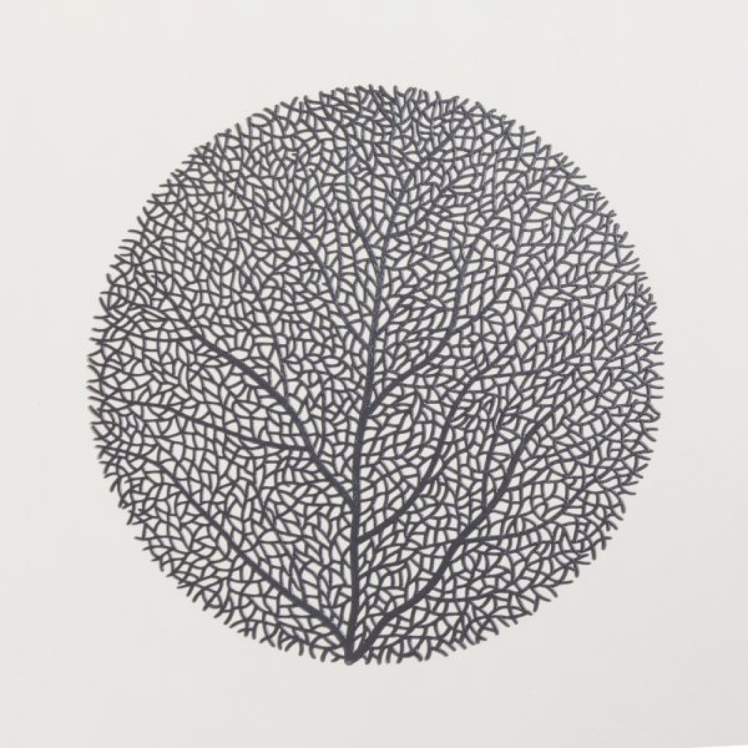 INDIVIDUAL PVC Arbol Grafito